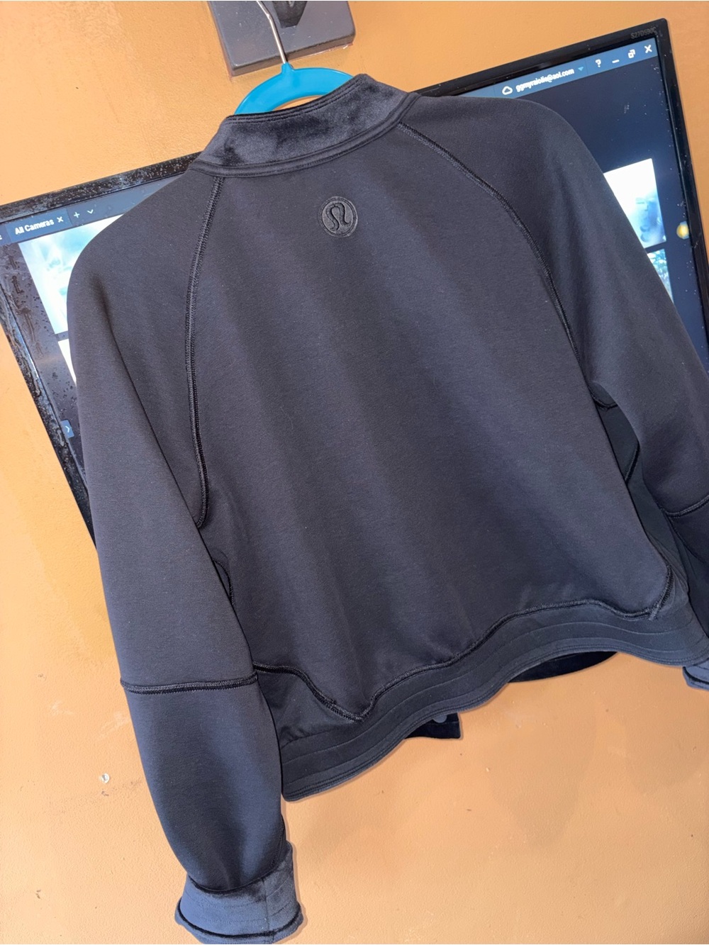 lululemon athletica Black Velvet REVERSIBLE Bomber -
